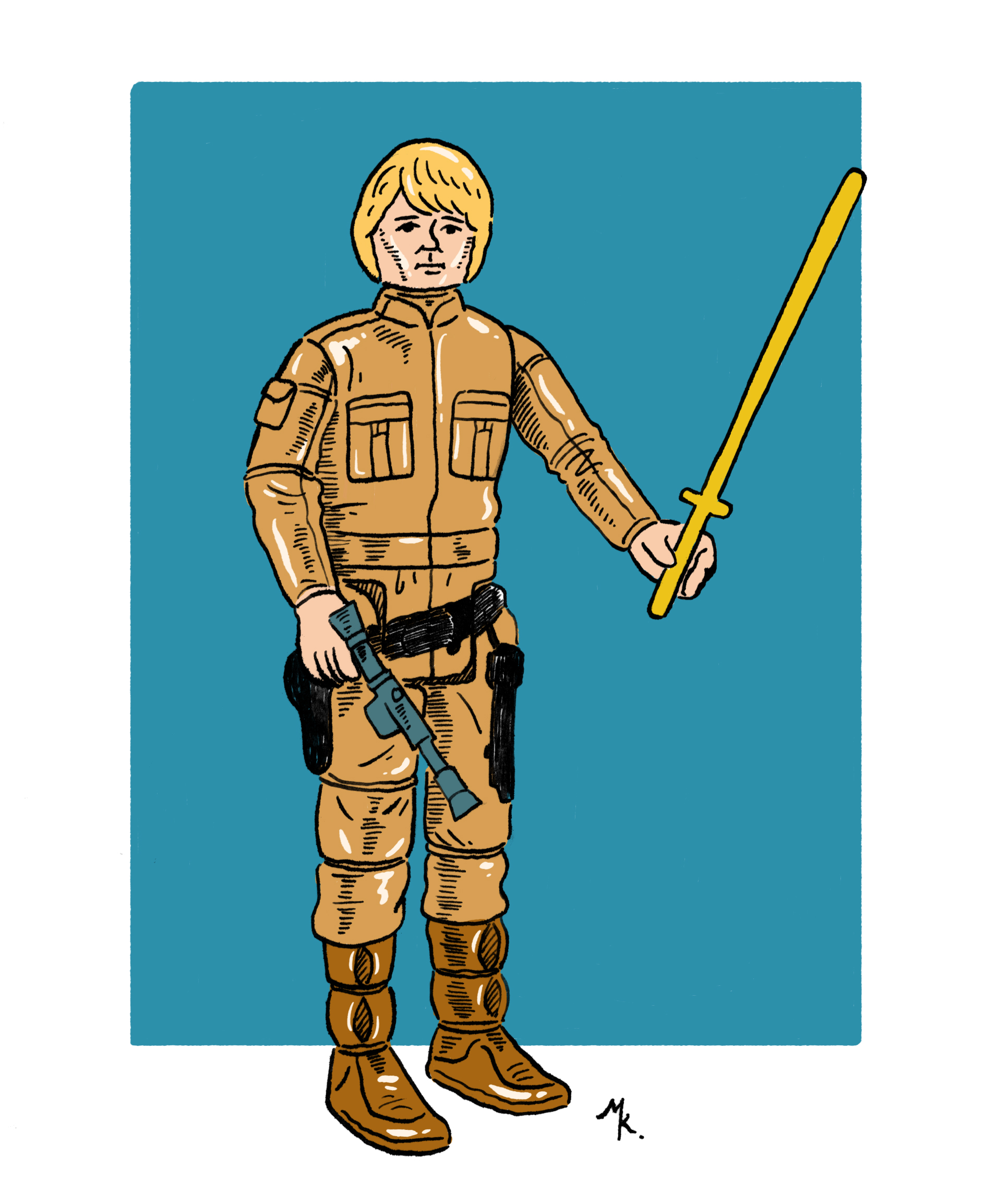 Luke Skywalker Retro Kenner