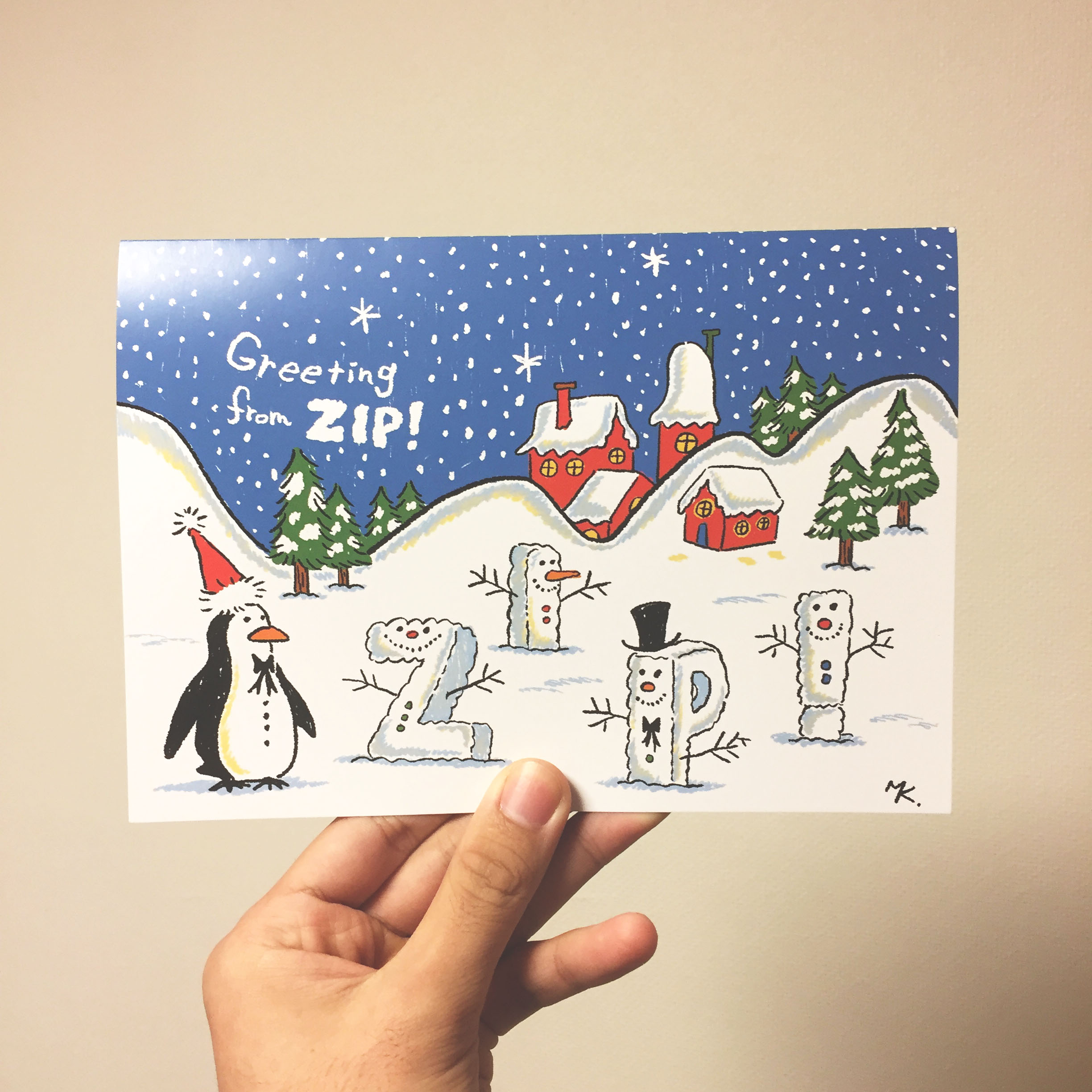 日本テレビ系「ZIP!」特製クリスマス・カード